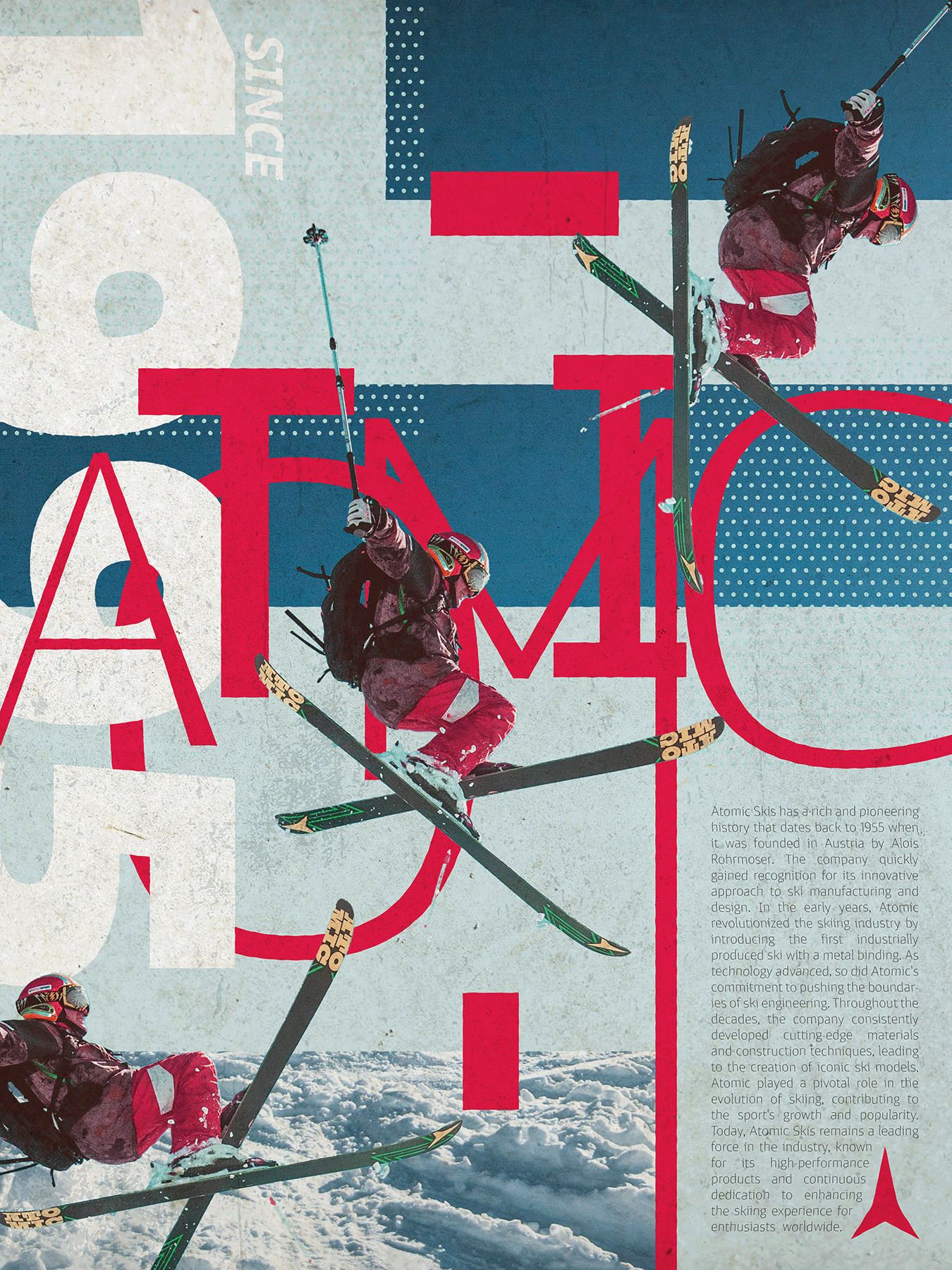 Atomic Ski Poster